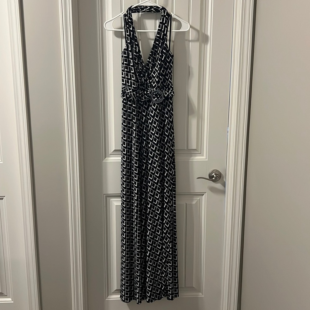 White House Black Market halter top dress size 2